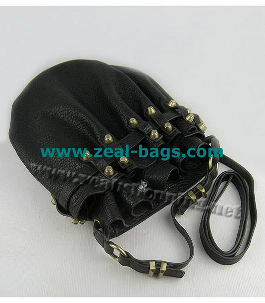 AAA Replica Alexander Wang Diego Studded Bag Black Lambskin with Golden Metal